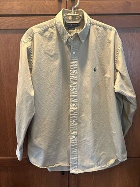 Ralph Lauren Blake Cotton Long Sleeve Shirt. Size Large.
